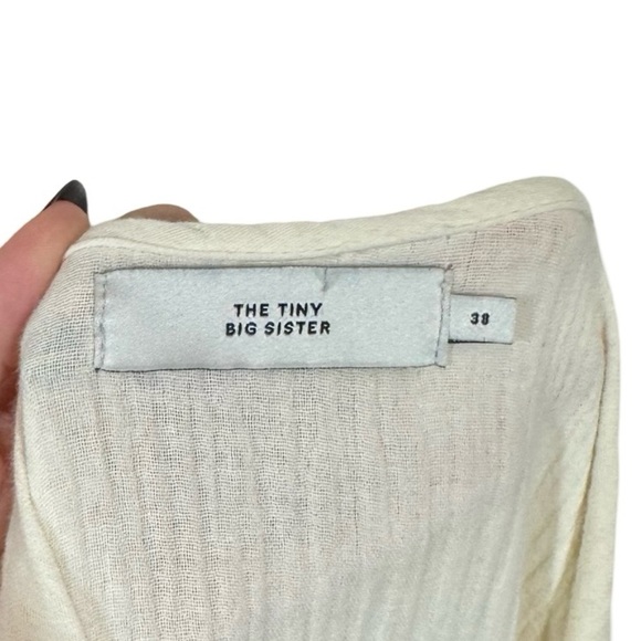 The Tiny Big Sister by Tiny Cottons Double Gauze Tiered Midi Dress size 38/US6 - Picture 7 of 9